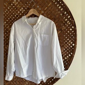 Universal Thread Target Oversized White Buttondown